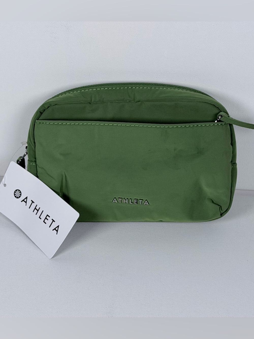 Athleta All About Large Crossbody Belt Bag - Green - NWT